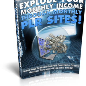 Explode Your Monthly Income Through Monthly PLR Sites